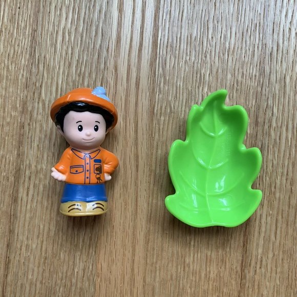 Fisher Price Little People Hippo Leaf & Zoo Keeper Boy Figure REPLACEMENT PARTS